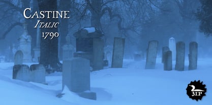 Castine Font Poster 1