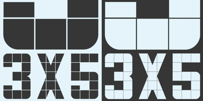 3x5 Font Poster 4