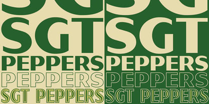 Sgt Peppers Font Poster 3
