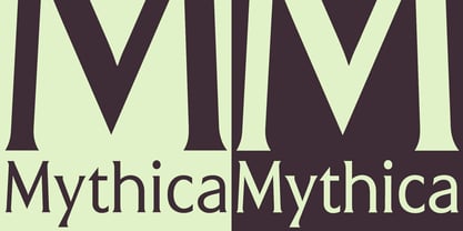 Mythica Font Poster 2