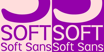 Soft Sans Fuente Póster 2