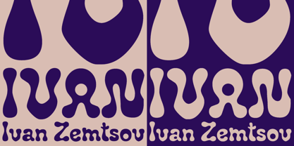 Ivan Zemtsov Font Poster 2