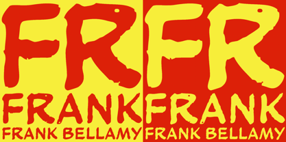 Frank Bellamy Font Poster 2