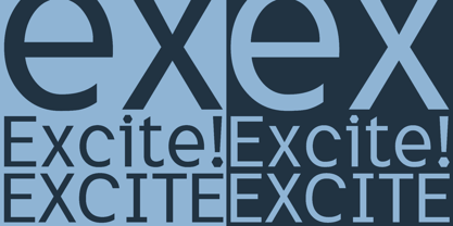 Excite Font Poster 2