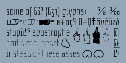 ocr-t Font Poster 7