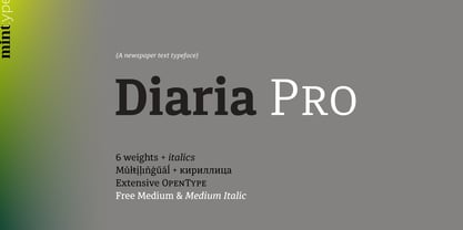 Diaria Pro Fuente Póster 1