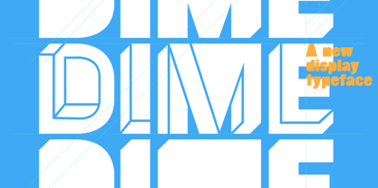 Dime Font Poster 1