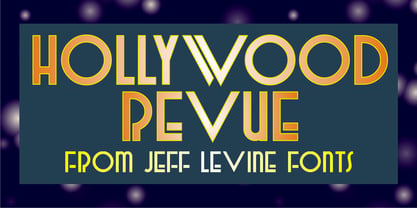 Hollywood Revue JNL Font Poster 1