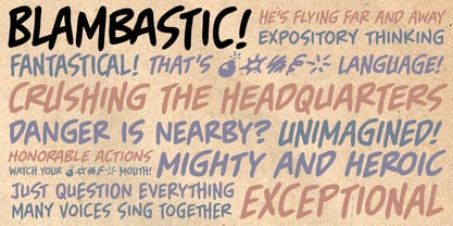 Blambastic BB Font Poster 3