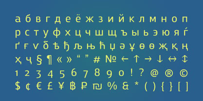 Zosimo Cyrillic Font Poster 5