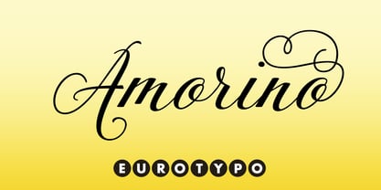 Amorino Font Poster 4