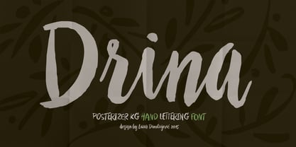 Drina Font Poster 1