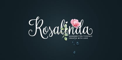 Rosalinda Script Font Poster 1