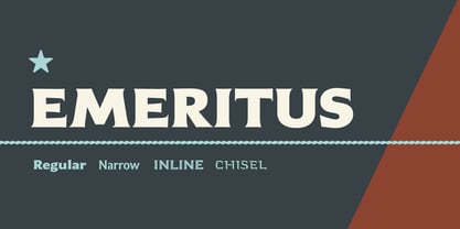 Emeritus Font Poster 1