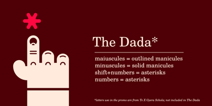 The Dada Font Poster 1