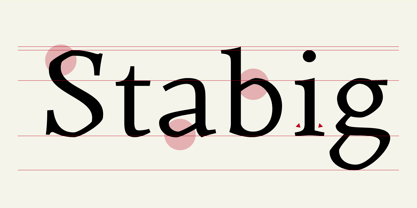 Stabia Font Poster 3
