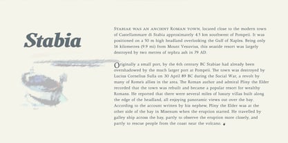 Stabia Font Poster 5