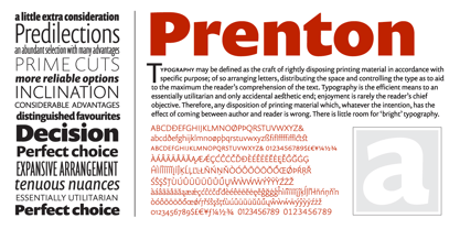 Prenton RP Font Poster 1