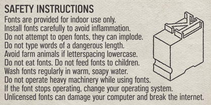 Motorway Font Poster 5