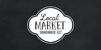 Local Market Font Poster 1