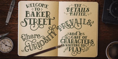 Baker Street Font Poster 4