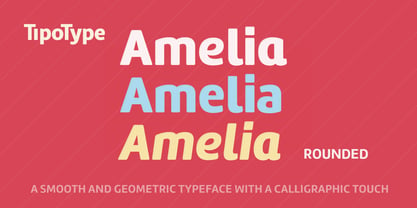 Amelia Rounded Font Poster 1