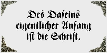 Zentenar Fraktur Font Poster 3