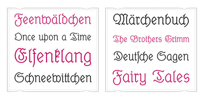 Elfen Fraktur Font Poster 2