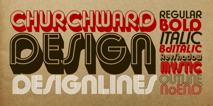 Churchward Design Fuente Póster 1