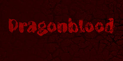 Dragonblood Font Poster 1