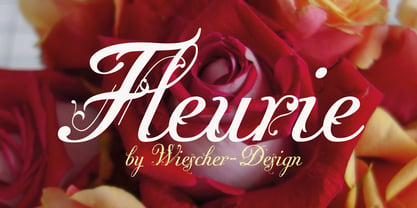 Fleurie Font Poster 1