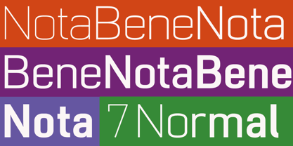 NotaBene Font Poster 5