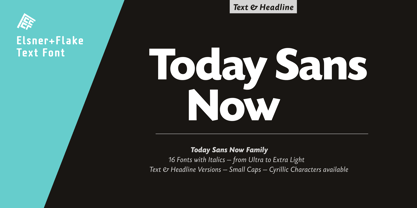 Today Sans Now Font Poster 10