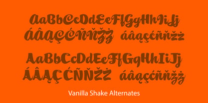 Vanilla Shake JF Font Poster 4