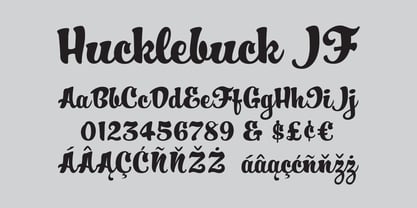 Hucklebuck JF Font Poster 6