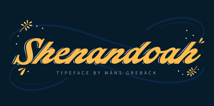 Shenandoah Font Poster 1