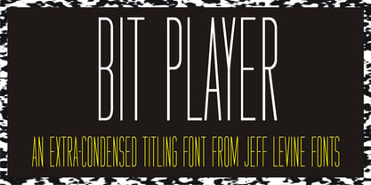 Bit Player JNL Font Poster 1