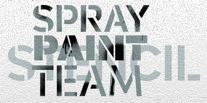 Caracas Stencil Pro Font Poster 16