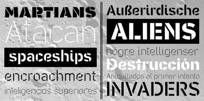 Caracas Stencil Pro Font Poster 1