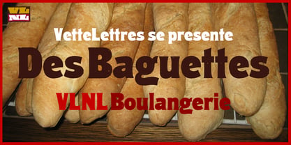 VLNL Boulangerie Font Poster 1