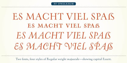 FF Oneleigh Font Poster 4