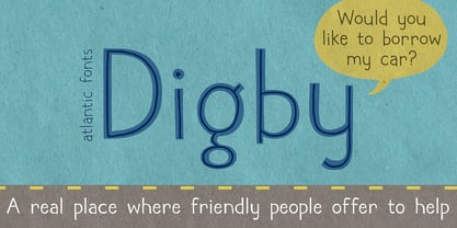 Digby Font Poster 3