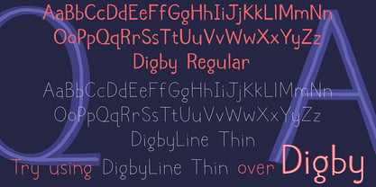 Digby Font Poster 8