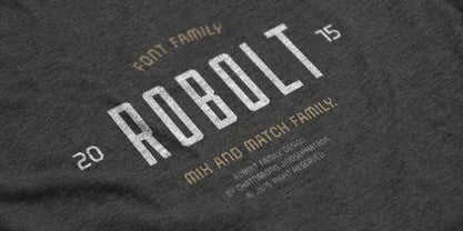 Robolt Font Poster 22