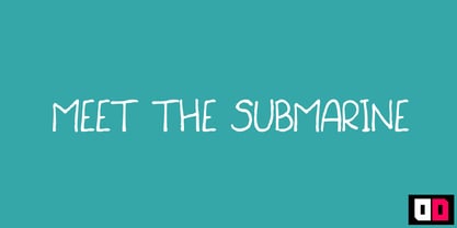 Meet The Submarine Font Poster 1
