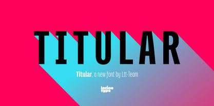 Titular Font Poster 1