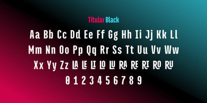 Titular Font Poster 10