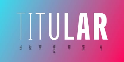 Titular Font Poster 9