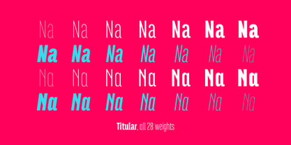 Titular Font Poster 8