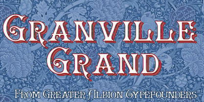 Granville Font Poster 4